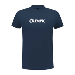 [10/01/09001/3008-116] 10/01/09001 - TEAM T-SHIRT Olympic (116, NAVY/WHITE)