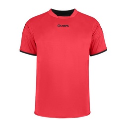 [10/01/02027/2080-116] 10/01/02027 - TOP 2.0 SHIRT S/S (116, ROOD/ZWART)