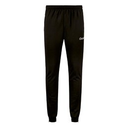 [10/01/07001/1000-104] 10/01/07001 - TRAININGSPANTS STRAIGHT with elastic (104, BLACK)