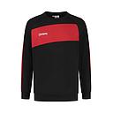 [10/01/06003/1095/M] 10/01/06003 CITY SWEATER (M, ZWART/ROOD/WIT)