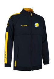 [10/01/00081/3005-104] 10/01/00081  ULTIMATE TRAININGJACKET + logo PERONNES (104, MARINE/GEEL)