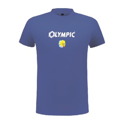 [10/01/09001/3000-140] 10/01/09001 - TEAM T-SHIRT Olympic + logo Peronnes (140, KOBALT)